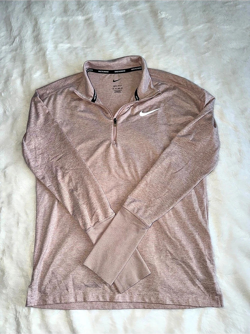 Nike Element Dri-FIT Half-Zip Running Top Pink XS